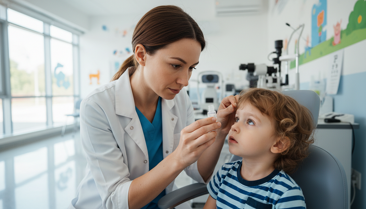 Атропинизация в контроле миопии у детей