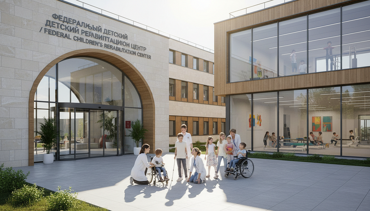 Завершение первого этапа строительства ФДРЦ в Евпатории