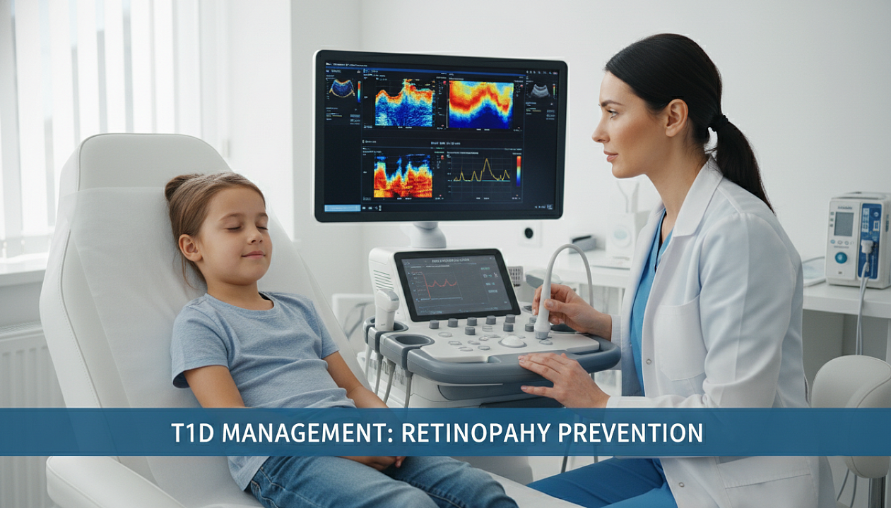 Контроль гликемии и ретробульбарный кровоток при СД 1