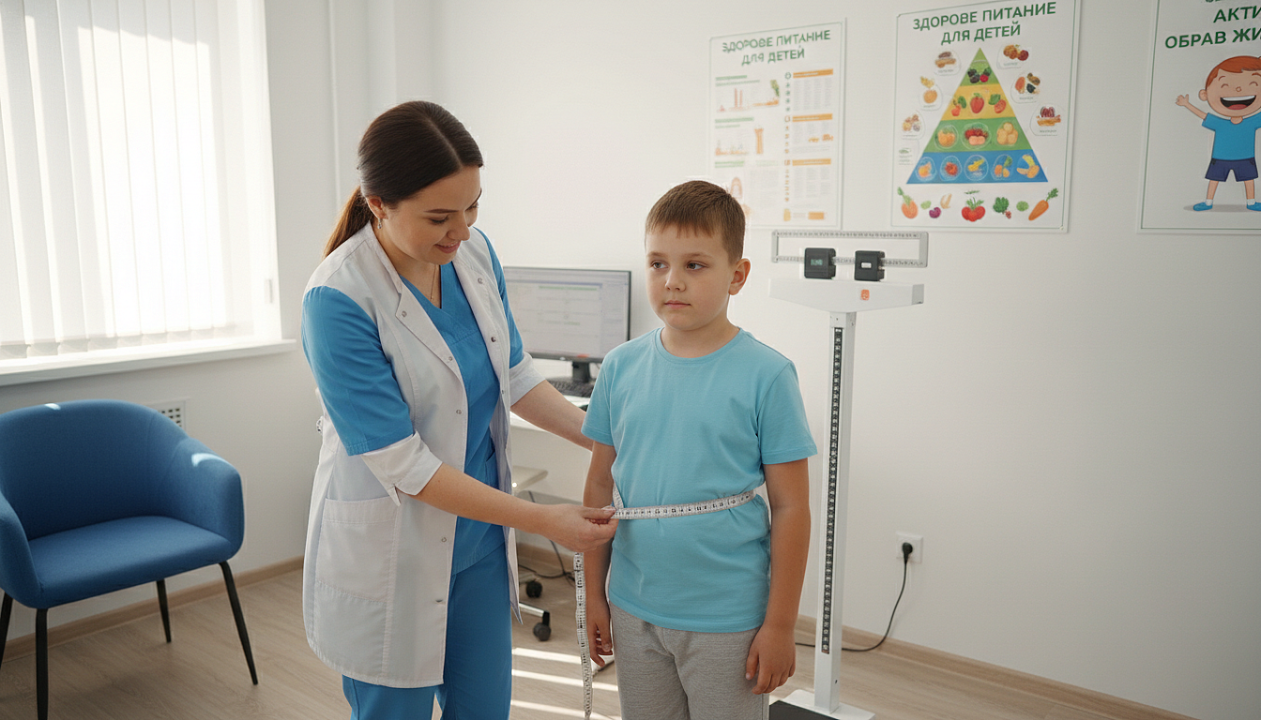 Темпы роста ожирения среди детей в России