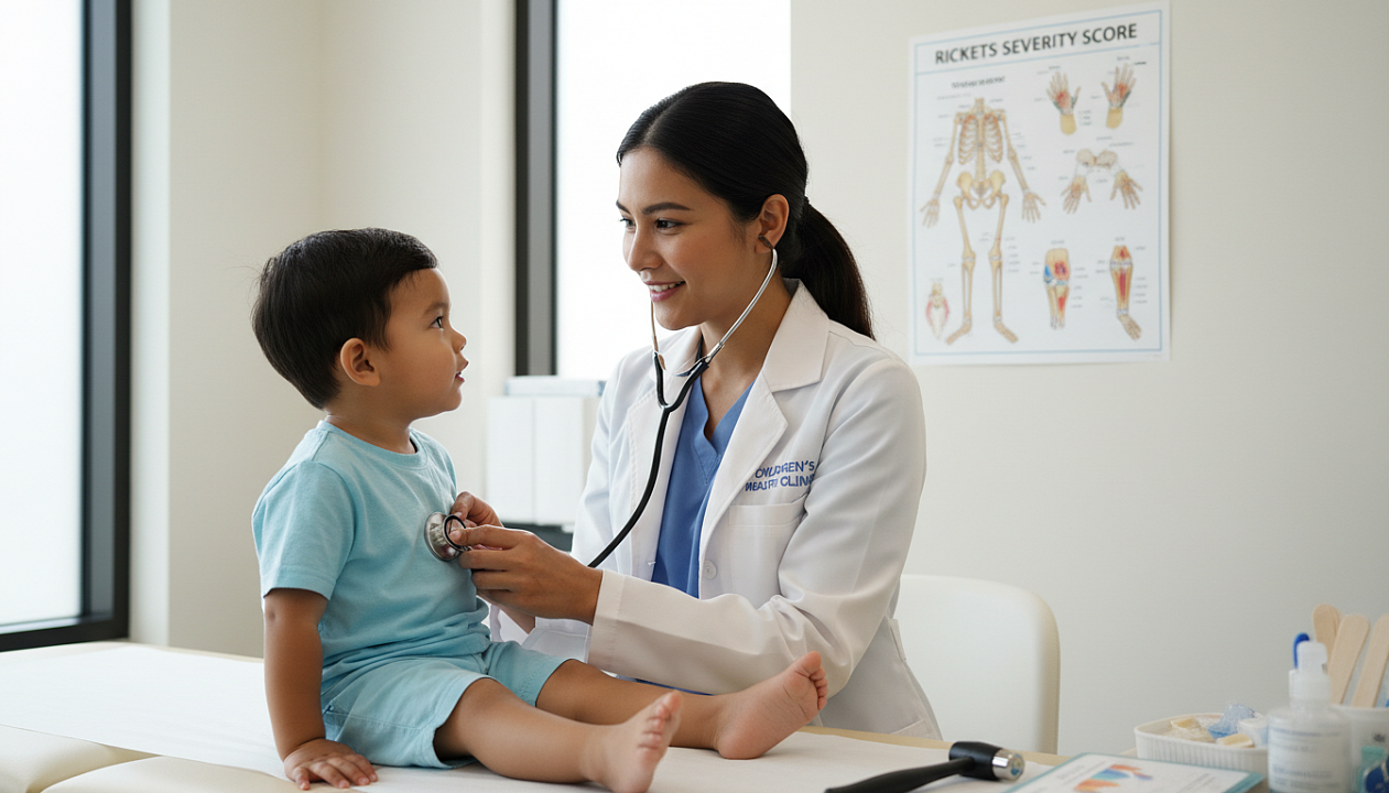 Валидация международной шкалы для диагностики рахита у детей