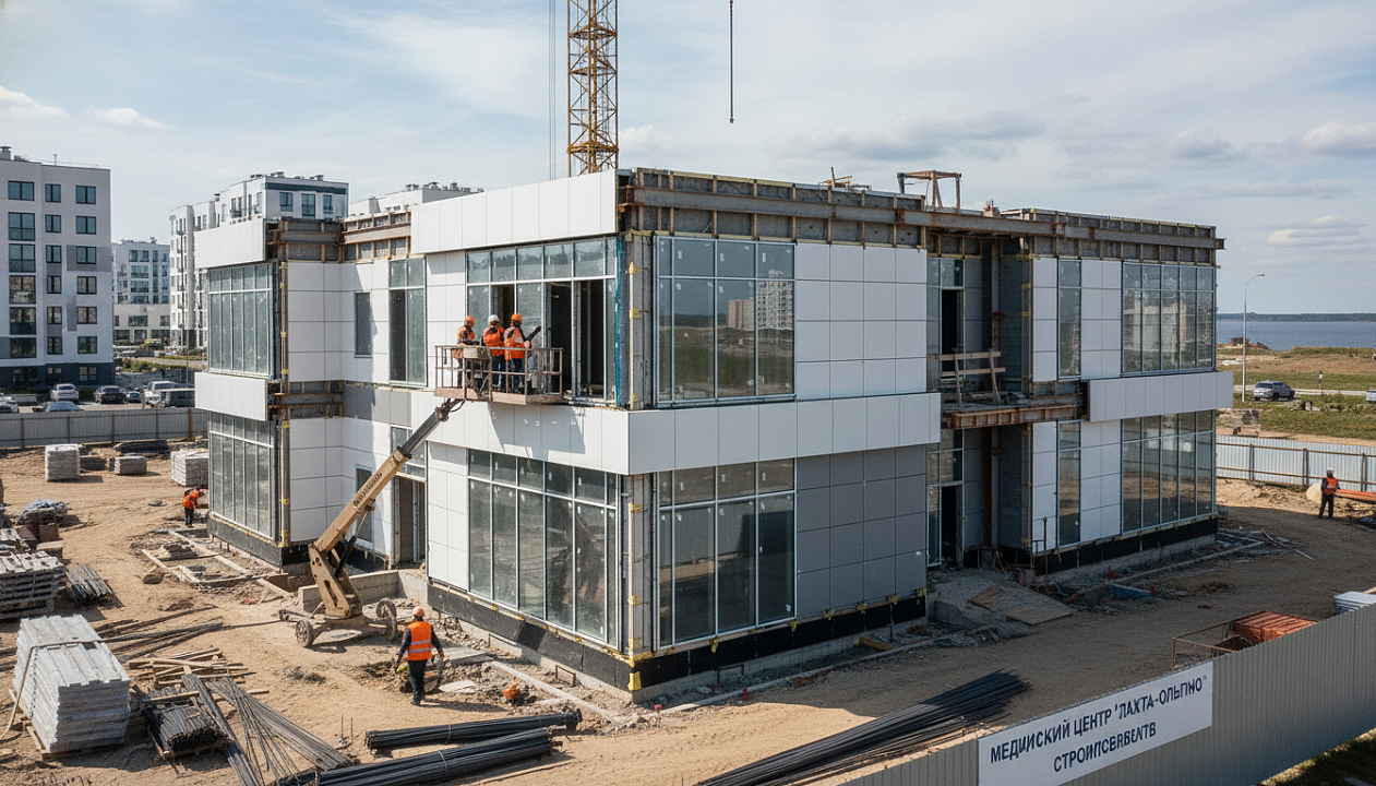 Новый поликлинический центр «Мать и дитя» в Санкт-Петербурге
