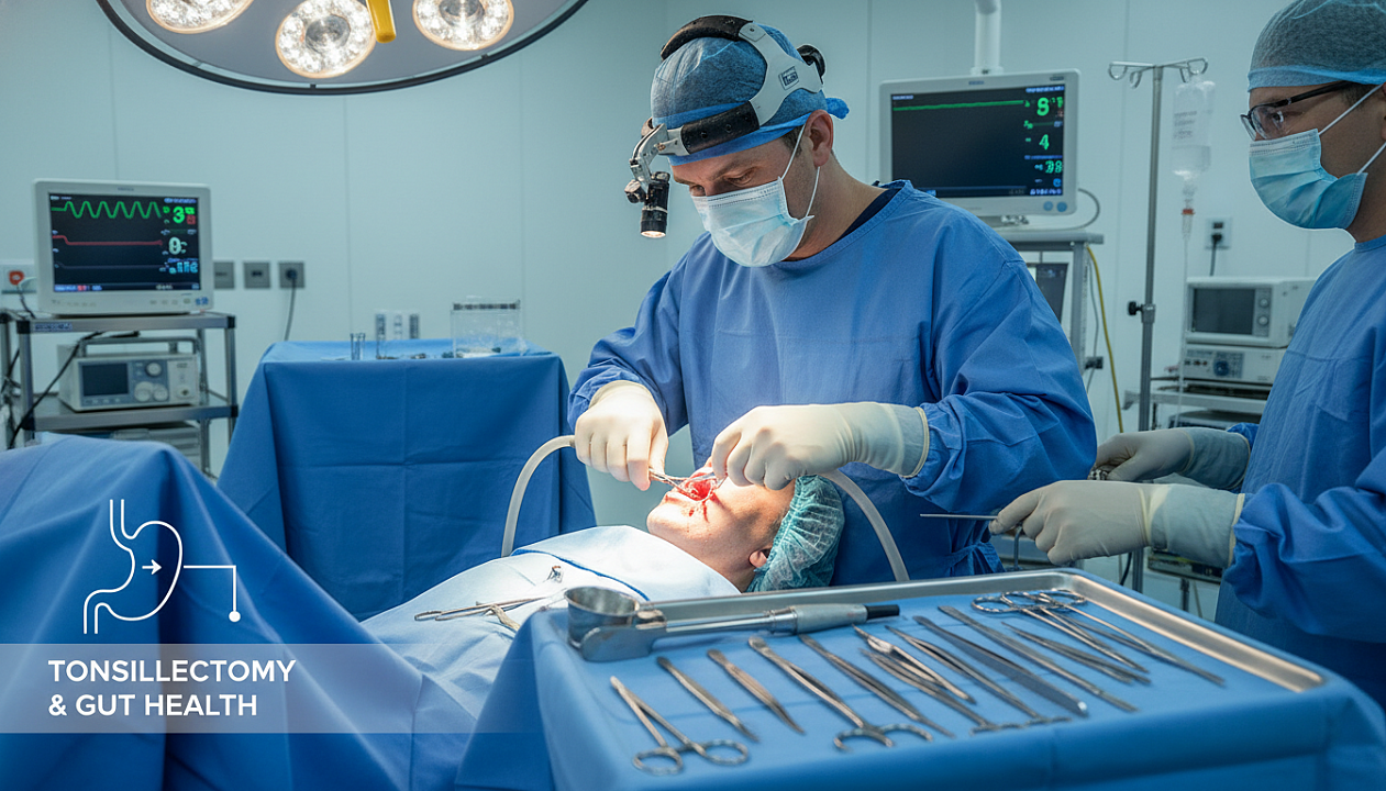 Связь тонзиллэктомии с воспалительными заболеваниями кишечника